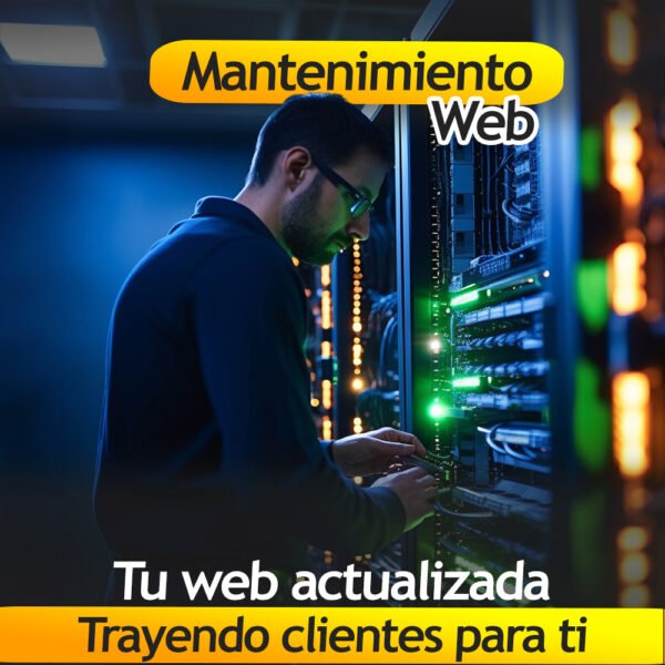 Mantenimiento Web con publicita