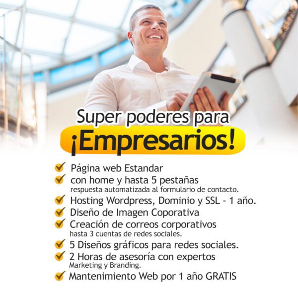 Pack Empresario - post publicita