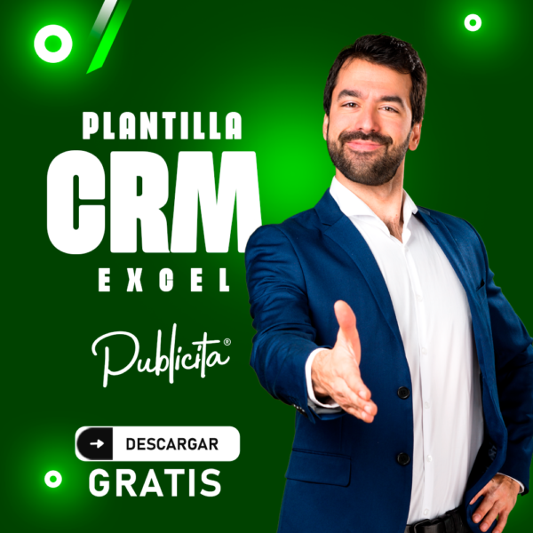 Plantilla de CRM para ventas en excel - publicita